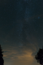 Stars and clouds