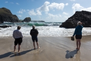 Watching the waves, Kynance Cove