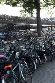 Bikes at Amsterdam Station