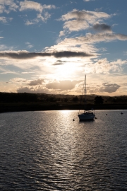 Sunset on the Exe