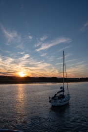 Sunset on the Exe