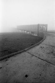 Fence in the fog