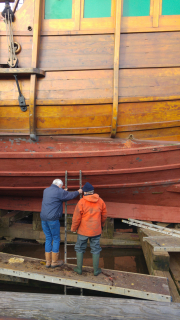 Matthew in dry dock at Underfall Yard