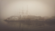 SS Great Britain in the fog
