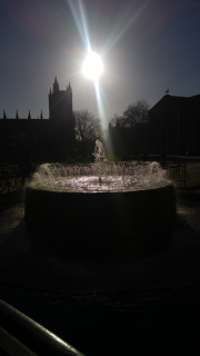 College Green fountain