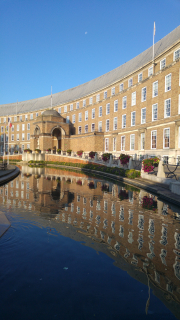 City Hall reflection