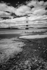 Old Severn Bridge and mud