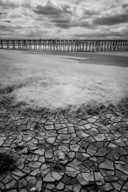 Drying mud