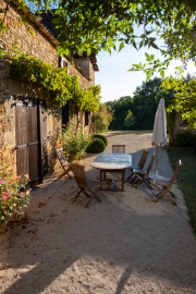 Gite courtyard