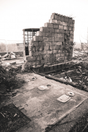 Remains of the ticket office
