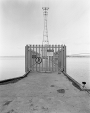 Severn Bridge pylon and gate