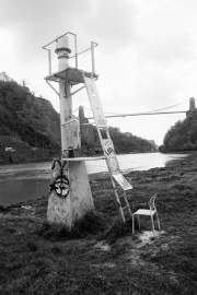 Navigation tower, with chair