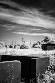 Buildings and Pylons, infra-red