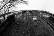 Railway Bridge, fisheye lens