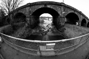 Trym and Portway Bridge, fisheye lens