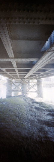 Sea Mills Railway Bridge, pinhole