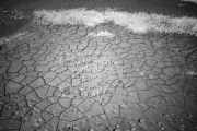 Drying mud