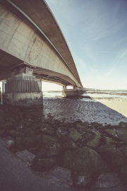 Second Severn Crossing at low tide