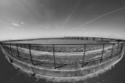 Severn Estuary at low tide, fisheye lens