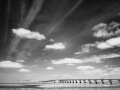 Severn Estuary at low tide, infra-red