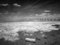 Severn Estuary at low tide, infra-red