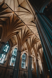 Side nave, with vaulting