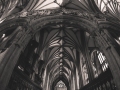 Choir Stalls and High Altar - fisheye lens