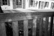 Bench at Chateau Siran