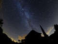 Milky Way and gite silhouette