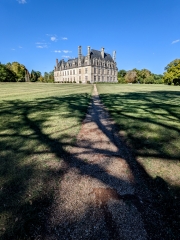 Chateau and shadows