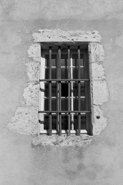 Barred window