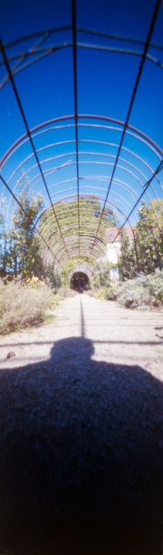 Arch and shadows, pinhole