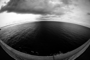 Seascape, fisheye lens