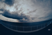 Clouds, fisheye lens