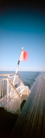 Flag, pinhole