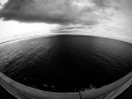 Seascape, fisheye lens