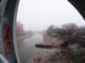 New Cut from the Metrobus Bridge, fisheye lens