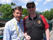 Me and Paul Sherwen