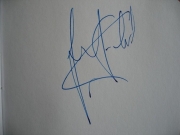 Juan Antonio Flecha autograph