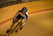 Victoria Pendleton. GB track cycling squad pre-Olympic training camp. Newport Velodrome. 02/08/2008. Nikon D200 - 1/200 sec @ f5.6, ISO 1600 (0920_0050.jpg)