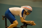 Bradley Wiggins. GB track cycling squad pre-Olympic training camp. Newport Velodrome. 02/08/2008. Nikon D200 - 1/125 sec @ f5.6, ISO 1600 (0920_0232.jpg)
