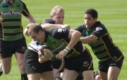 Mark Tucker. Northampton Saints v Launceston. Franklin's Gardens, Northampton. 26/04/2008. Nikon D200 - 1/250 sec @ f5.6, ISO 220 (0912_0089.jpg)