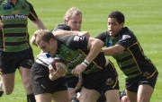 Mark Tucker. Northampton Saints v Launceston. Franklin's Gardens, Northampton. 26/04/2008. Nikon D200 - 1/250 sec @ f5.6, ISO 220 (0912_0089.jpg)