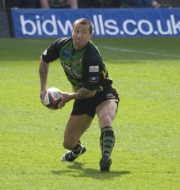 Carlos Spencer. Northampton Saints v Launceston. Franklin's Gardens, Northampton. 26/04/2008. Nikon D200 - 1/250 sec @ f5.6, ISO 250 (0912_0102.jpg)