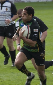 Joe Ansbro. Northampton Saints v Launceston. Franklin's Gardens, Northampton. 26/04/2008. Nikon D200 - 1/250 sec @ f5.6, ISO 200 (0912_0186.jpg)