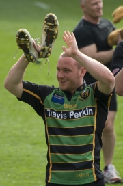 Paul Diggin. Northampton Saints v Launceston. Franklin's Gardens, Northampton. 26/04/2008. Nikon D200 - 1/250 sec @ f5.6, ISO 280 (0912_0237.jpg)