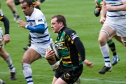 Paul Diggin. Northampton Saints v Bath Rugby. Franklin's Gardens, Northampton. 22/11/2008. Nikon D200 - 1/200 sec @ f5.6, ISO 640 (0949_0103.jpg)