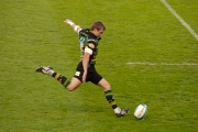 Stephen Myler. Northampton Saints v Bourgoin. European Challenge Cup final. The Stoop, Twickenham. 22/05/2009. Nikon D200 - 1/250 sec @ f5, ISO 1600 (0979_0090.jpg)