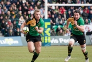 Roger Wilson and Phil Dowson. Northampton Saints v Saracens. LV= Cup semi-final. Franklin's Gardens, Northampton. 14/03/2010. Nikon D200 - 1/500 sec @ f5.6, ISO 800 (1021_0007.jpg)