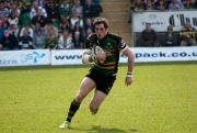 Jon Clarke. Northampton Saints v Saracens. Franklin's Gardens, Northampton. 24/04/2010. Nikon D200 - 1/1250 sec @ f5.6, ISO 500 (1027_0038.jpg)